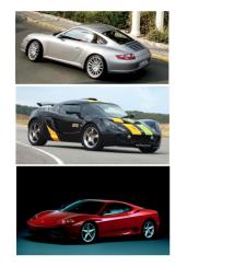 You get to drive a Ferrari 360 F1 Modena, a Porsche 911 Carrera and a Lotus Exige 
